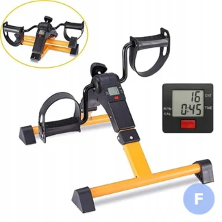 Mini rowerek treningowy rotor rehabilitacyjny 2w1 z licznikiem LCD — zdjęcie 1