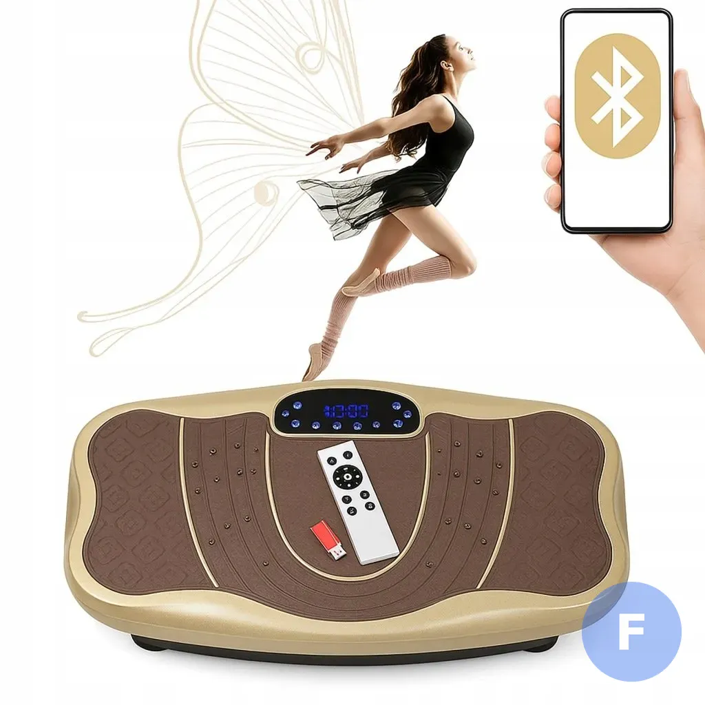Platforma wibracyjna 3D z masażem stóp i pilotem Bluetooth — zdjęcie 1